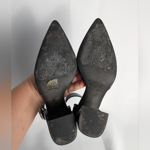 L'INTERVALLE Heel Pointed Toe Women Shoes Sandals Size 36 = 5.5-6 US Leather - Picture 9 of 10